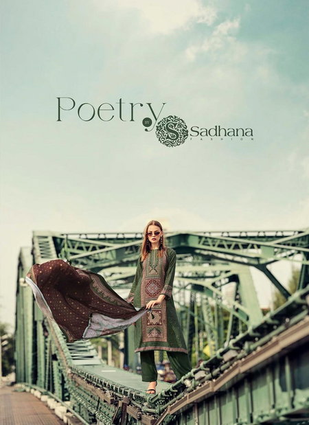 Poetry By Sadhana Viscose Pashmina Dress Material Wholesale Suppliers In Mumbai